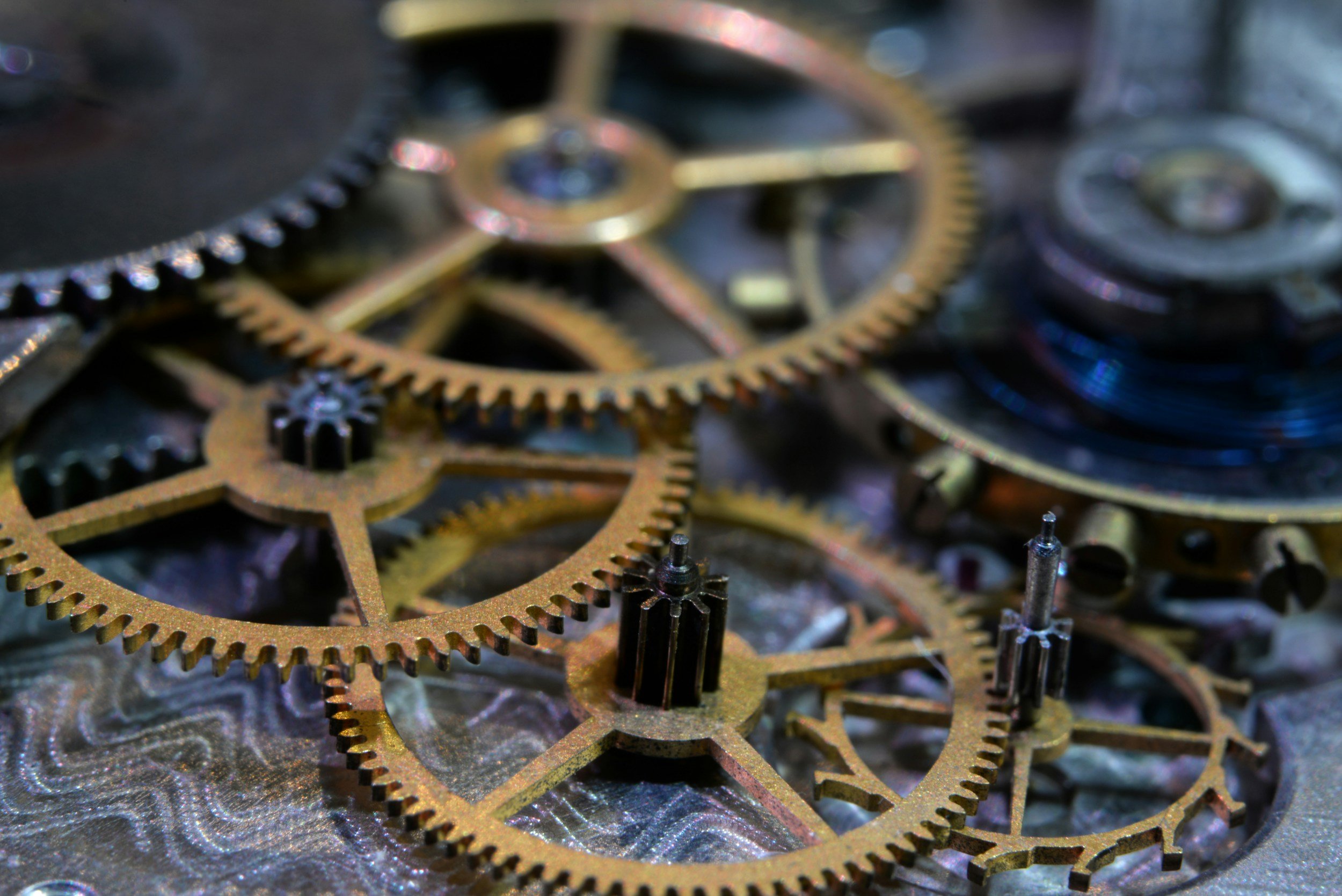 Interlocking metal gears