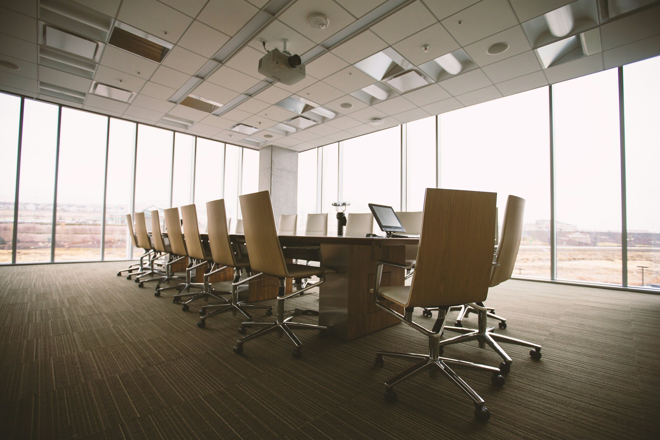 A modern enterprise conference room